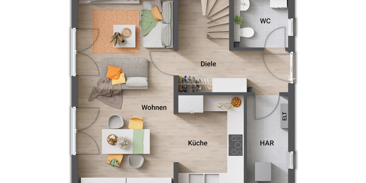 Einfamilienhaus Magdeburg Neu Olvenstedt - 4 Zimmer, 100 m&sup2;, 209.250&euro; | Angebot:23969191