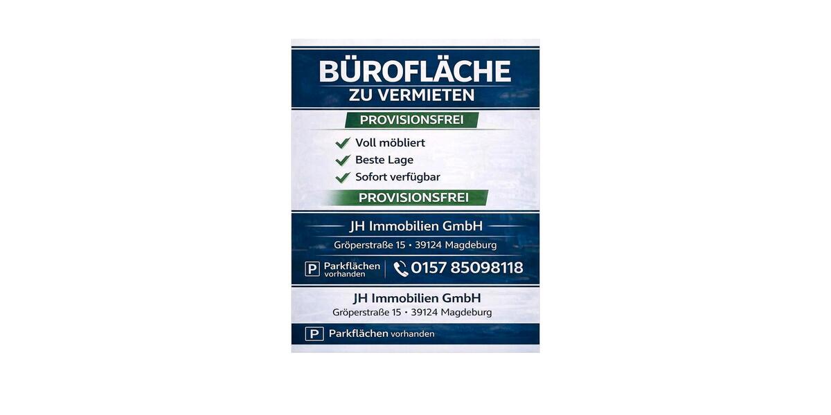 Gewerbeobjekt Magdeburg Neue Neustadt - 930&euro; | Angebot:26226504