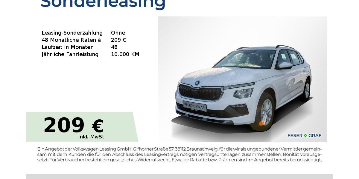 Skoda Kamiq 7.800 km 21.490 &euro; Magdeburg 39118
