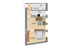 Etagenwohnung Magdeburg Nordwest - 2 Zimmer, 46 m&sup2;, 509&euro; | Angebot:26163549