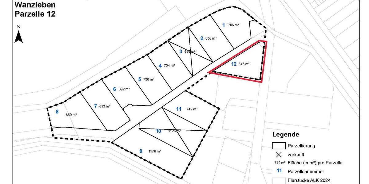Grundstück zu verkaufen in Wanzleben-Börde 103.200 € 645 m² zimmer