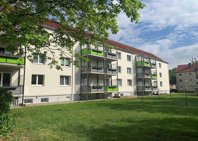 Etagenwohnung Oschersleben - 3 Zimmer, 60 m&sup2;, 366&euro; | Angebot:26503151