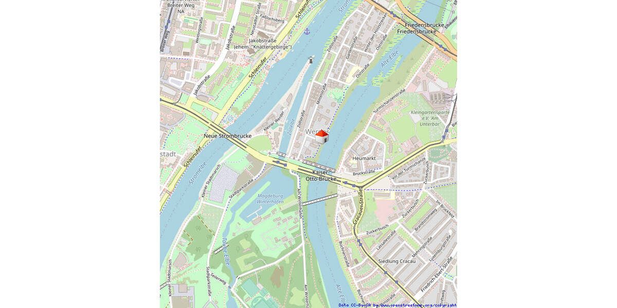 Etagenwohnung Magdeburg Werder - 2 Zimmer, 44 m&sup2;, 229.000&euro; | Angebot:26630696