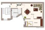 Erdgeschoßwohnung Magdeburg Nordwest - 2 Zimmer, 33 m&sup2;, 297&euro; | Angebot:25756286
