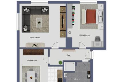 Wohnung Magdeburg Brückfeld - 3 Zimmer, 72 m&sup2;, 479&euro; | Angebot:25919972