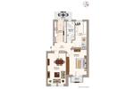 Etagenwohnung Magdeburg Nordwest - 3 Zimmer, 76 m&sup2;, 646&euro; | Angebot:25540606
