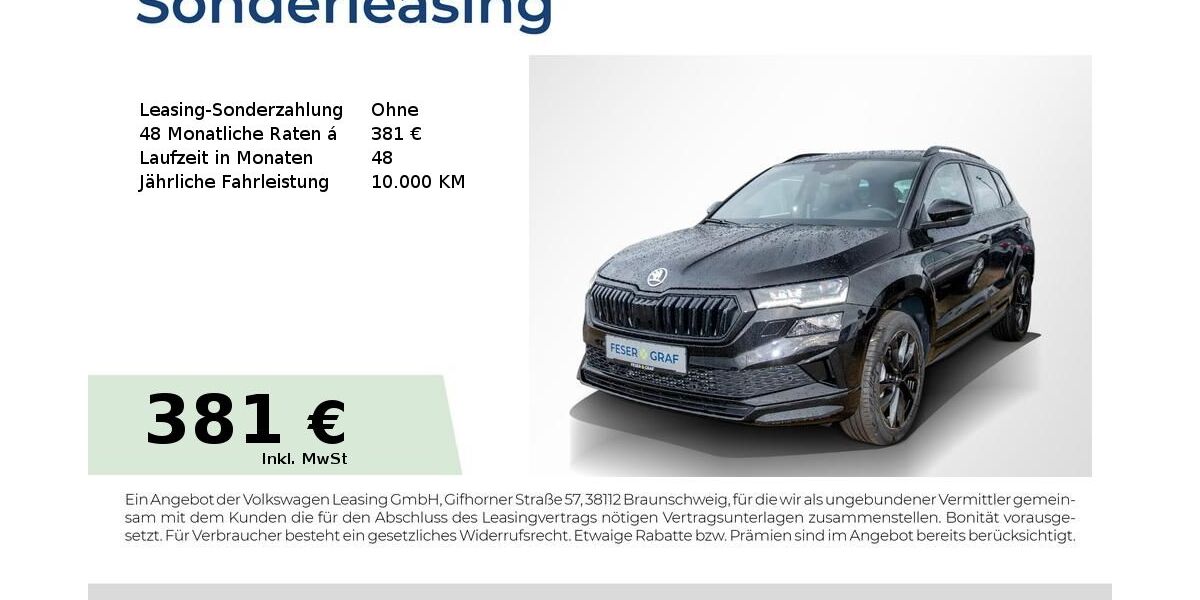 Skoda Karoq 2.500 km 37.690 &euro; Magdeburg 39118