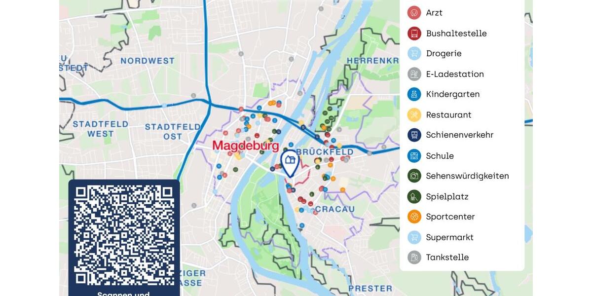 Gewerbeobjekt Magdeburg Brückfeld - 556&euro; | Angebot:25368336