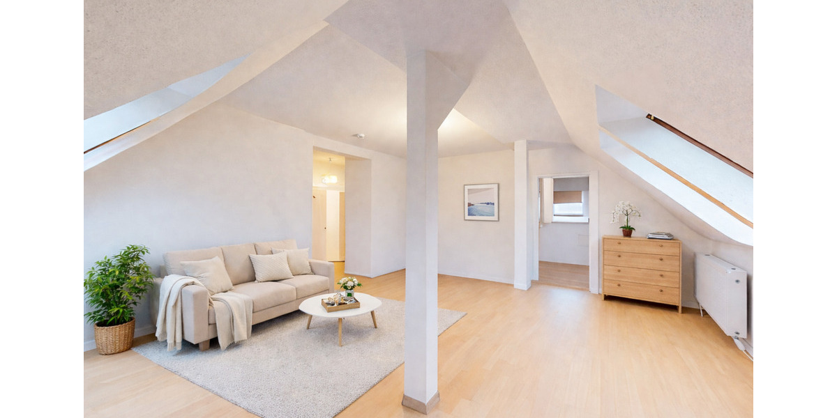 Dachgeschoßwohnung Magdeburg Nordwest - 2 Zimmer, 51 m&sup2;, 91.800&euro; | Angebot:25130977