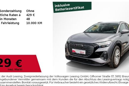 Audi Q4 e-tron 7.929 km 46.440 &euro; Magdeburg 39126