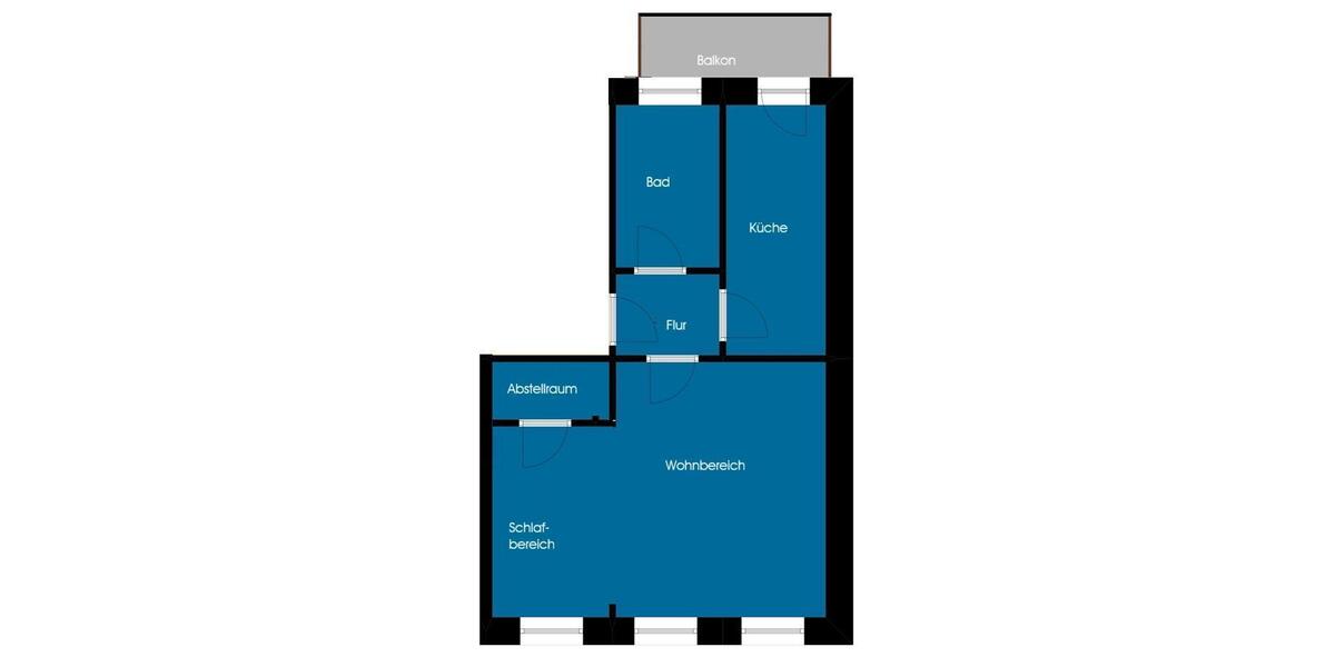 Etagenwohnung Magdeburg Leipziger Straße - 1 Zimmer, 40 m&sup2;, 330&euro; | Angebot:25960987