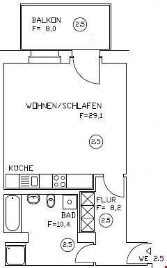 Hochparterre Magdeburg Diesdorf - 1 Zimmer, 55 m&sup2;, 395&euro; | Angebot:26368737