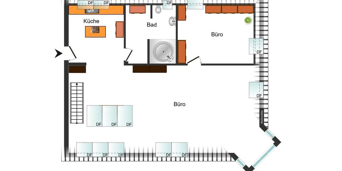 Gewerbeobjekt Magdeburg Nordwest - 1.200&euro; | Angebot:24631824