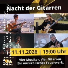 Nacht der Gitarren - feat. M. Marks, R.Elfasc , N.Tsumbu, A.Cavalcante 18.10.2026 Harmonie Bonn