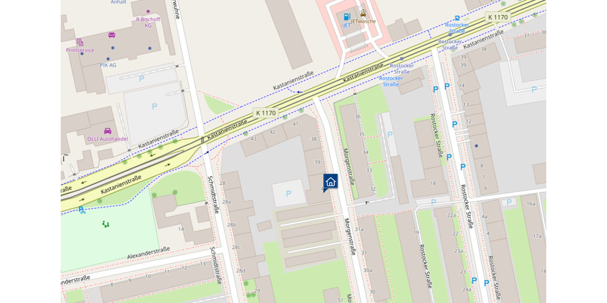 Erdgeschoßwohnung Magdeburg Neue Neustadt - 2 Zimmer, 76 m&sup2;, 500&euro; | Angebot:25632921