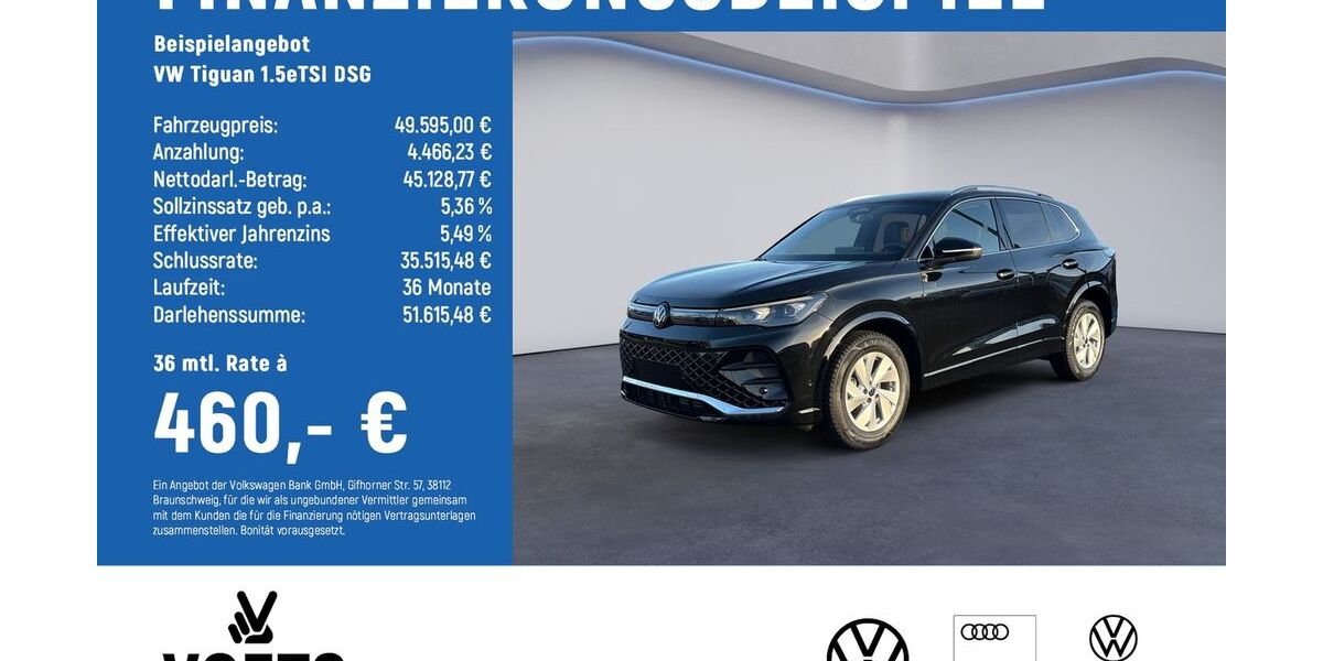 VW Tiguan 2.500 km 49.595 &euro; Magdeburg 39114