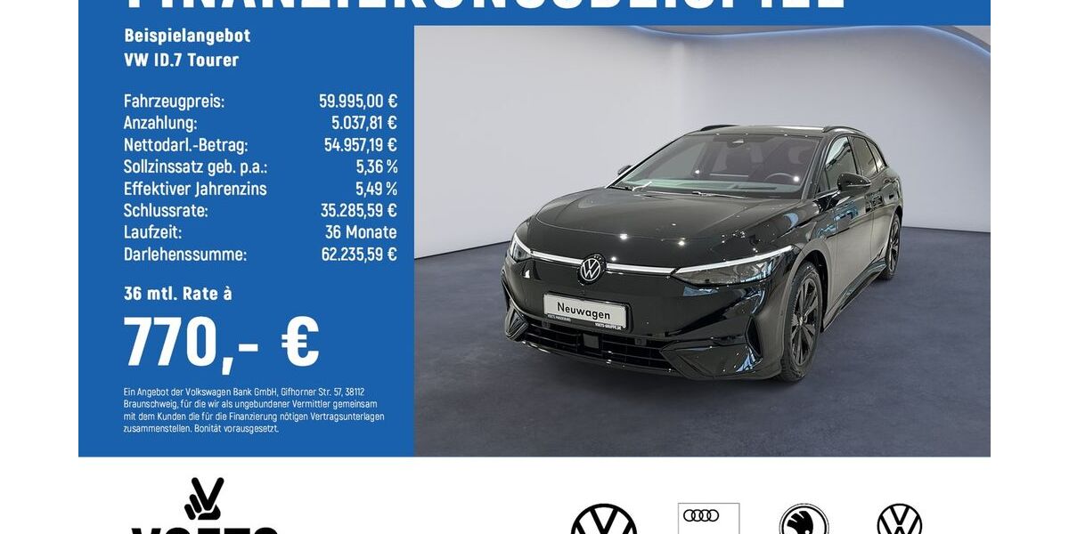 VW ID.7 4.995 km 59.995 &euro; Magdeburg 39126