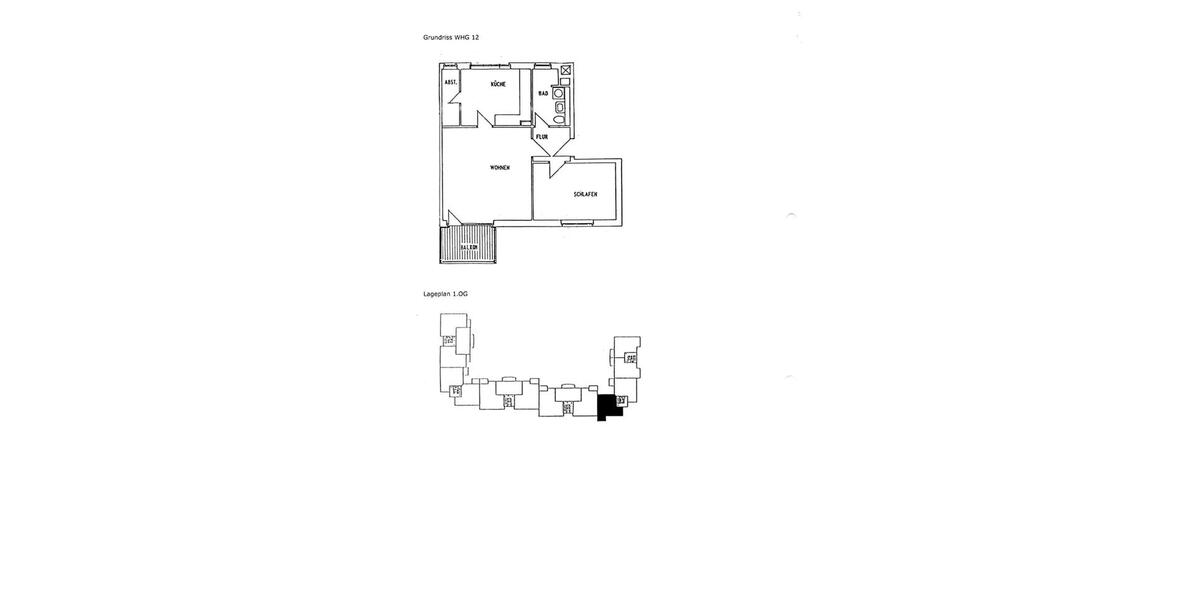 Etagenwohnung Magdeburg Beyendorf-Sohlen - 2 Zimmer, 65 m&sup2;, 680&euro; | Angebot:24984075