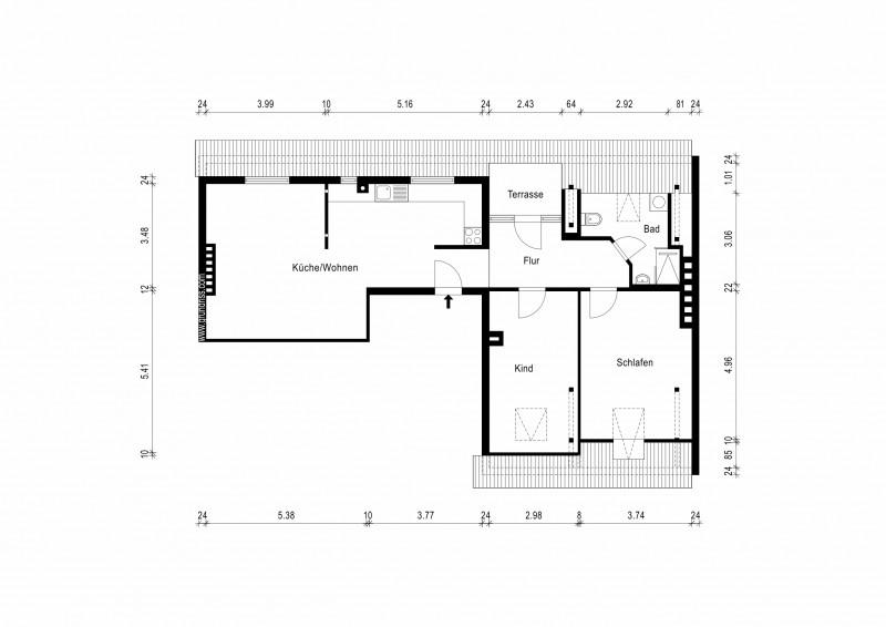 Dachgeschoßwohnung Magdeburg Nordwest - 3 Zimmer, 85 m&sup2;, 935&euro; | Angebot:24750949
