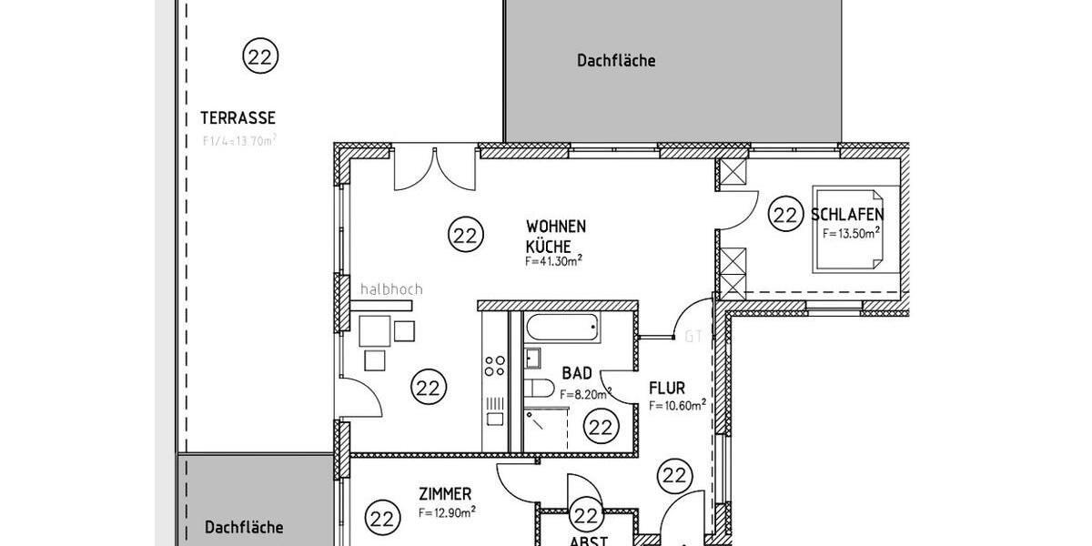 Etagenwohnung Magdeburg Neue Neustadt - 3 Zimmer, 103 m&sup2;, 1.441&euro; | Angebot:26660648