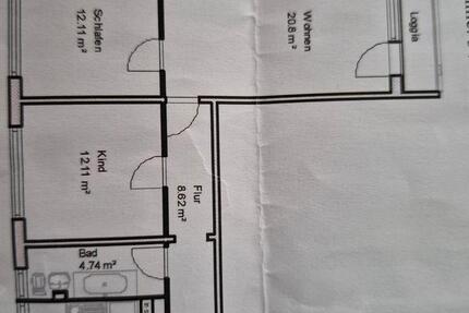 Wohnung Magdeburg Lemsdorf - 3 Zimmer, 66 m&sup2;, 700&euro; | Angebot:27634944