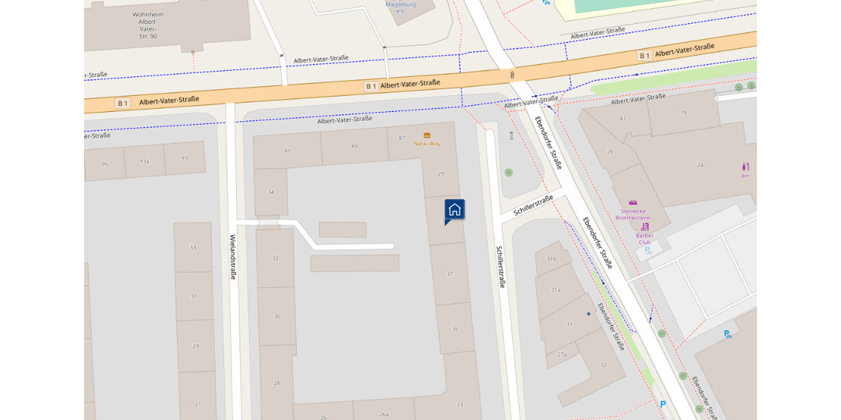 Dachgeschoßwohnung Magdeburg Nordwest - 3.5 Zimmer, 76 m&sup2;, 625&euro; | Angebot:24714964