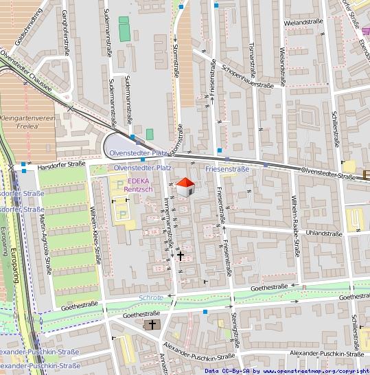 Etagenwohnung Magdeburg Nordwest - 2 Zimmer, 58 m&sup2;, 425&euro; | Angebot:26268044