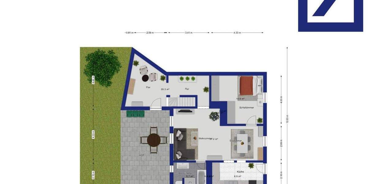 Doppelhaushälfte Colbitz - 4 Zimmer, 120 m&sup2;, 229.000&euro; | Angebot:25687314