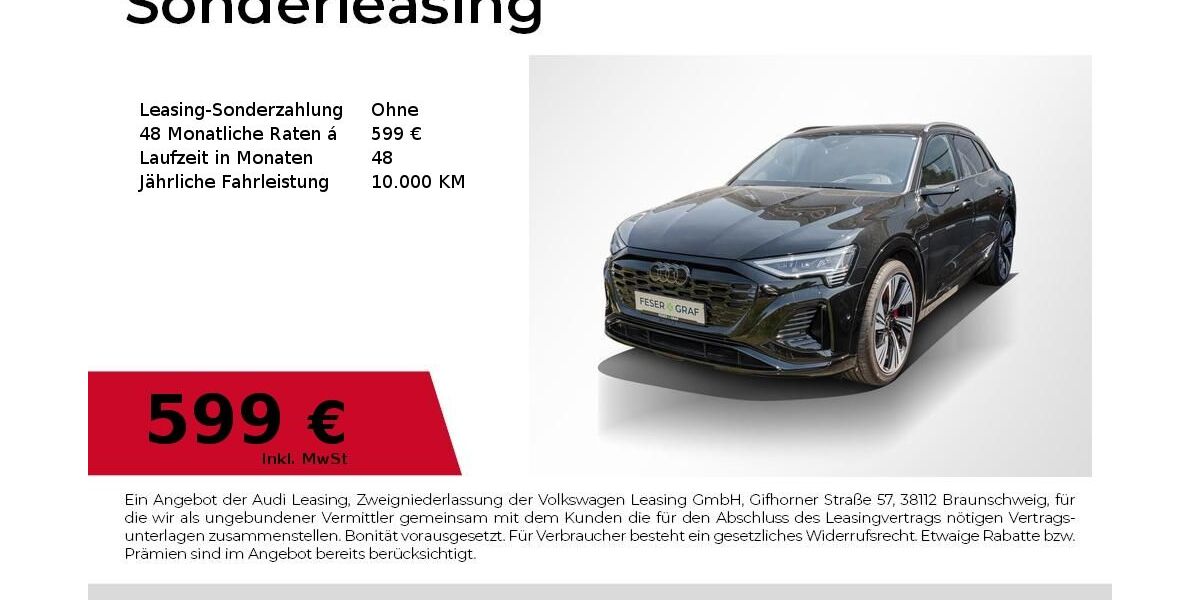 Audi Q8 e-tron 22.900 km 63.990 &euro; Magdeburg 39126