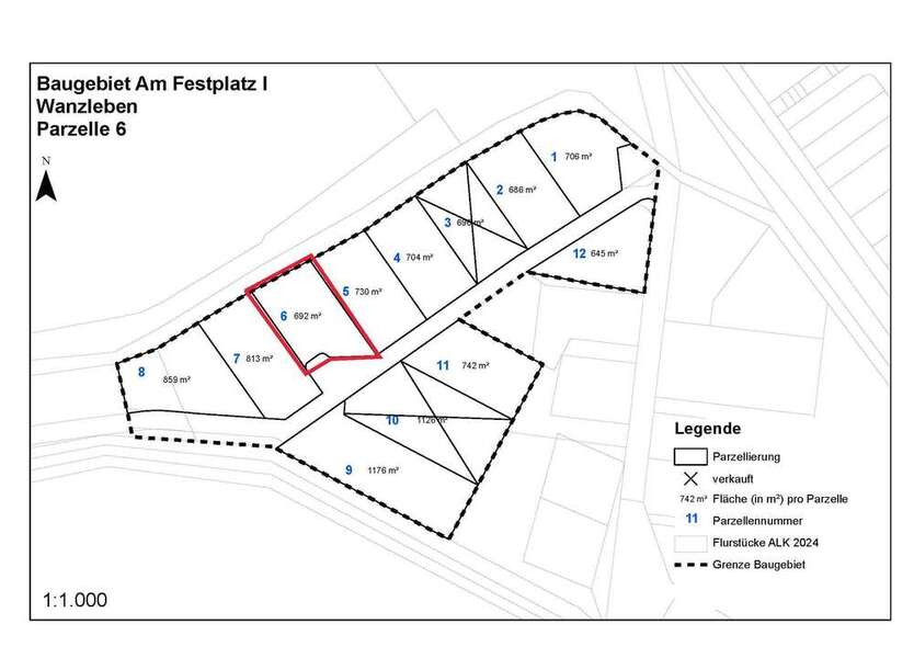Grundstück zu verkaufen in Wanzleben-Börde 110.720 € 692 m²