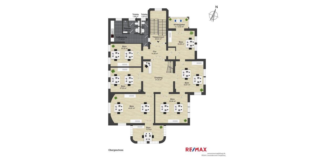 Gewerbeobjekt Magdeburg Leipziger Straße - 2.188&euro; | Angebot:24700456