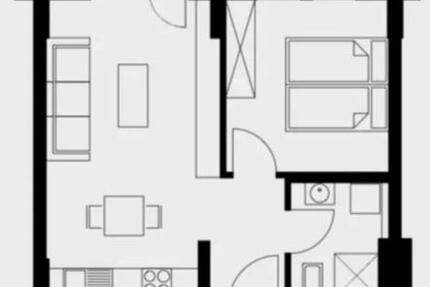 Wohnung Magdeburg Leipziger Straße - 2 Zimmer, 44 m&sup2;, 594&euro; | Angebot:26294629