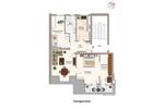 Dachgeschoßwohnung Magdeburg Nordwest - 3.5 Zimmer, 76 m&sup2;, 601&euro; | Angebot:24714964