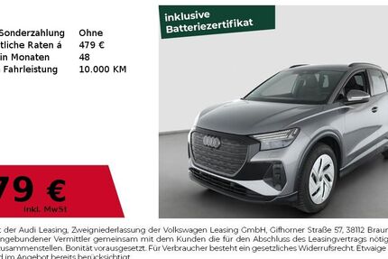 Audi Q4 e-tron 7.929 km 47.940 &euro; Magdeburg 39126
