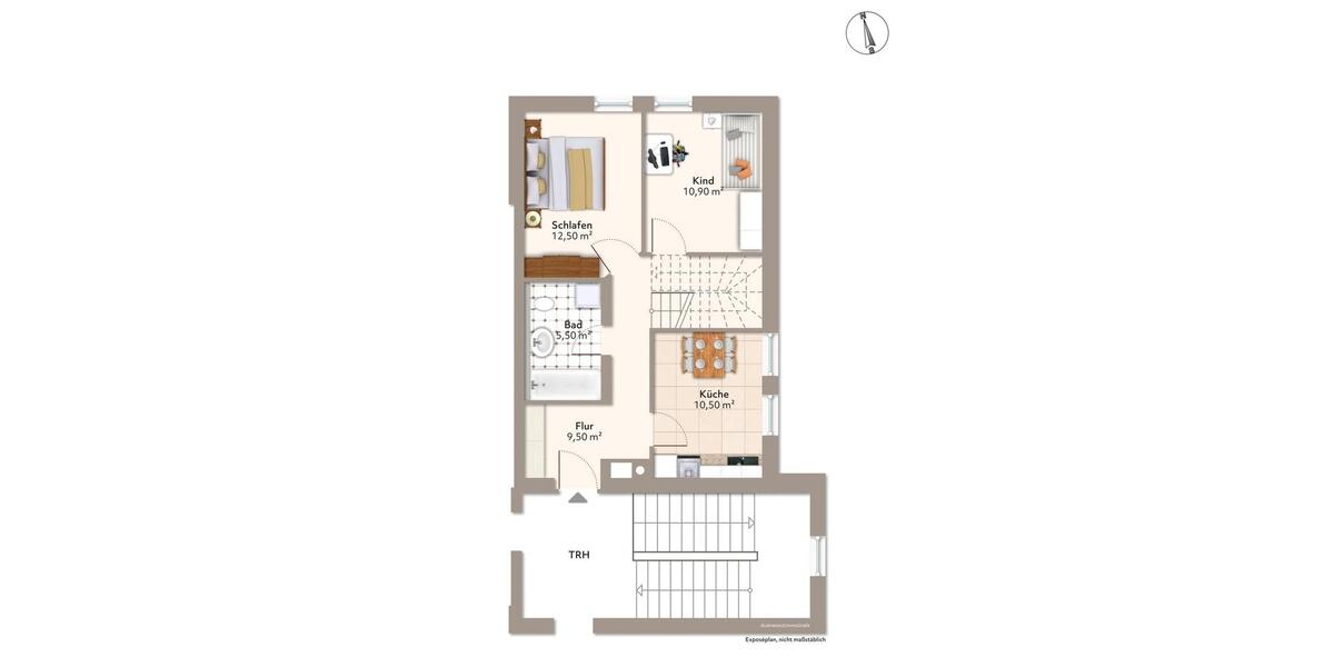 Etagenwohnung Magdeburg Diesdorf - 4 Zimmer, 107 m&sup2;, 803&euro; | Angebot:26544725