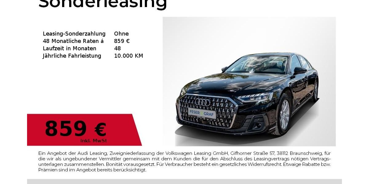 Audi A8 34.217 km 54.940 &euro; Magdeburg 39126