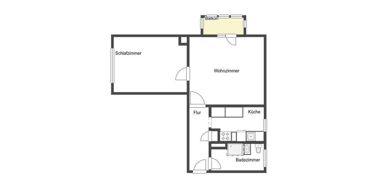Etagenwohnung Niederndodeleben Niederndodeleben - 2 Zimmer, 49 m&sup2;, 45.000&euro; | Angebot:25970462