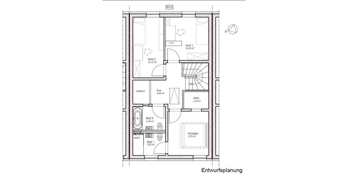 Reihenhaus Magdeburg Lemsdorf - 4 Zimmer, 101 m&sup2;, 353.500&euro; | Angebot:26643055