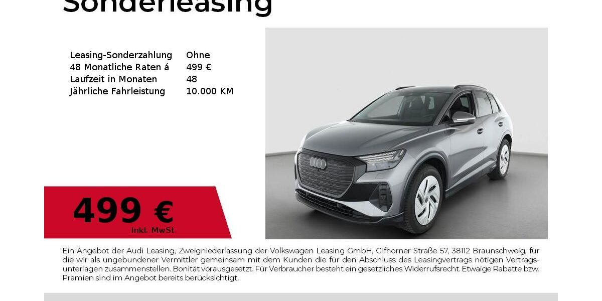 Audi Q4 e-tron 7.929 km 49.940 &euro; Magdeburg 39126