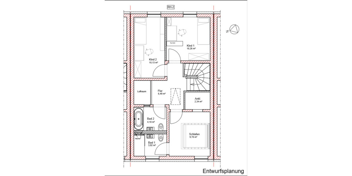 Reihenhaus Magdeburg Diesdorf - 4 Zimmer, 101 m&sup2;, 354.450&euro; | Angebot:25379065