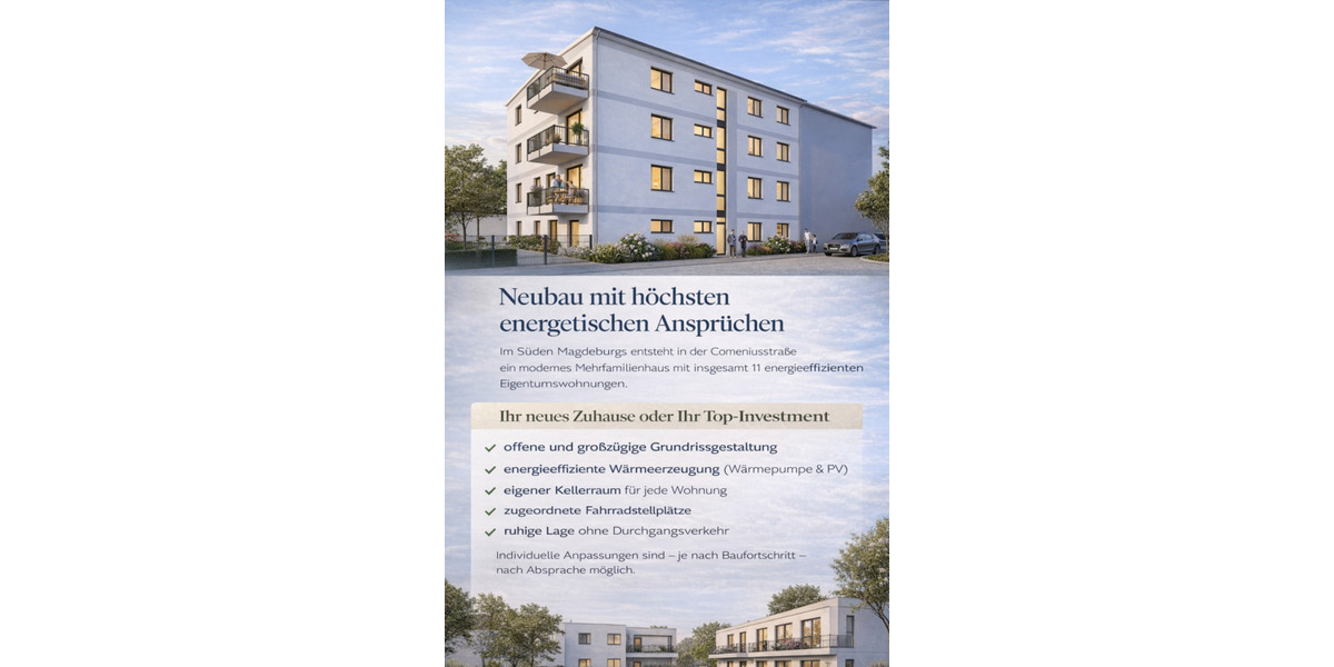 Etagenwohnung Magdeburg Fermersleben - 4 Zimmer, 359.000&euro; | Angebot:25968747