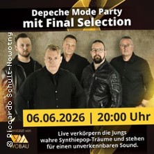 Depeche Mode Party mit Final Selection 06.06.2026 mach | werk | KOMPAKT MEDIA