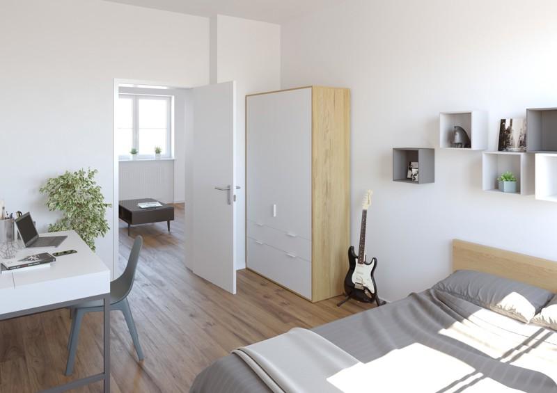 Etagenwohnung Magdeburg Brückfeld - 3 Zimmer, 58 m&sup2;, 361&euro; | Angebot:25228153