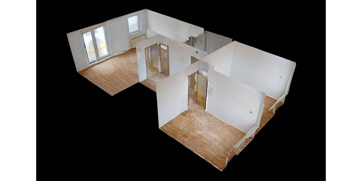 Etagenwohnung Magdeburg Hopfengarten - 3 Zimmer, 57 m&sup2;, 350&euro; | Angebot:24862407