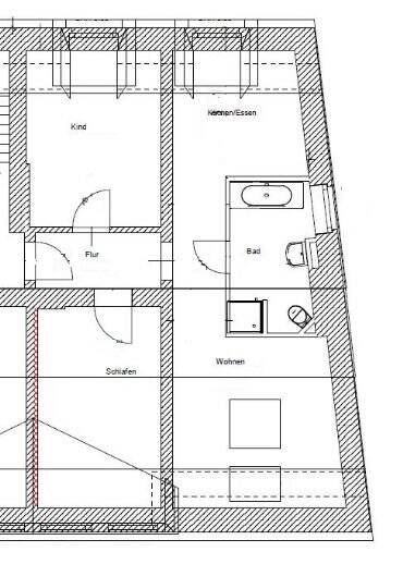 Etagenwohnung Magdeburg Alte Neustadt - 3 Zimmer, 60 m&sup2;, 148.500&euro; | Angebot:25666226